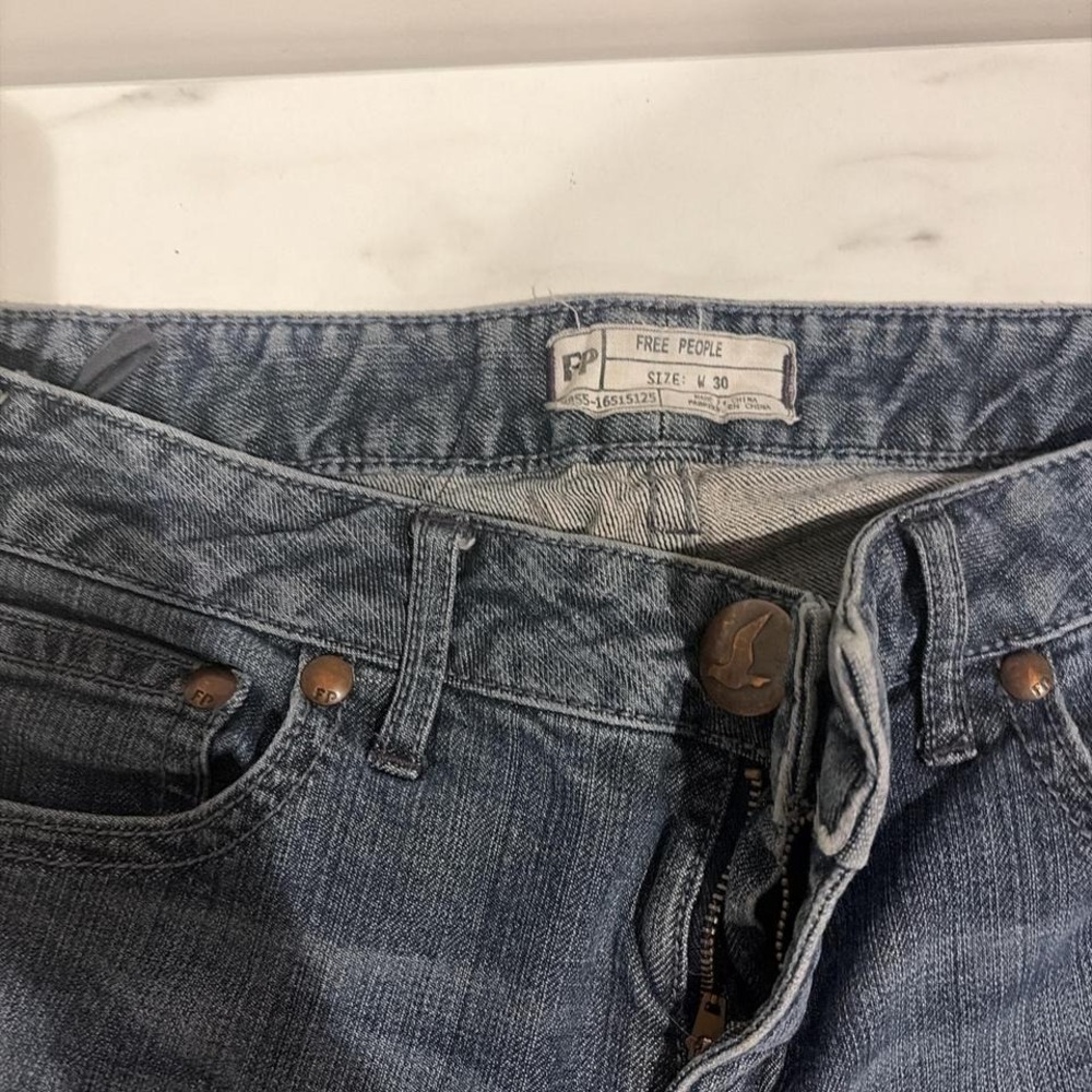 Free People Blue Denim Jeans